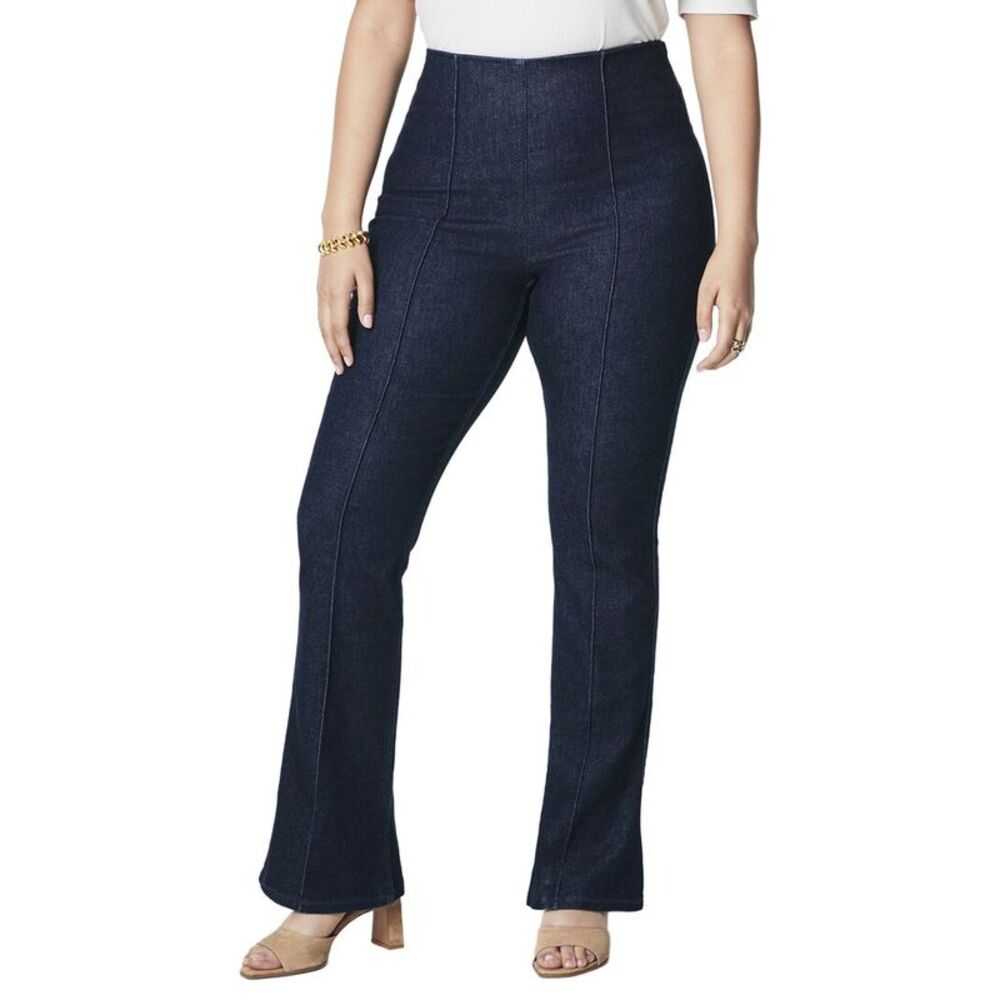 Spanx® Womens Zero Wb Micro Flare Jean, Blue